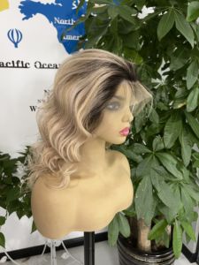 Peluca de moda <span class=keywords><strong>Color</strong></span> morena 100% <span class=keywords><strong>Cabello</strong></span> humano 13x4 13x6 Peluca con malla frontal Venta al por mayor Calidad superior Onda corta Marrón 1 pieza Largo 8 "-14" - Product Image 5