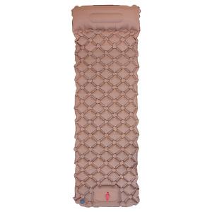 Colchón inflable ultraligero de una sola prensa, almohada ligera de material de nailon, tienda de campaña plegable portátil, almohadilla para dormir para - Product Image 6