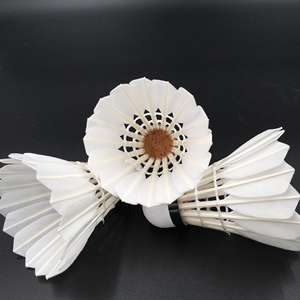 Volant de <span class=keywords><strong>badminton</strong></span> en plumes d'oie le plus durable pour la <span class=keywords><strong>ligue</strong></span> - Product Image 6
