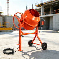Bétonnière électrique compacte de haute qualité pour travaux de construction et pavage, et pour l'application d'engrais