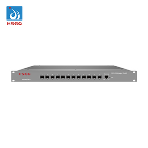 สวิตช์ควบคุม L3สำหรับอุตสาหกรรมแบบ HSGQ-7912 40W 1000Mbps พร้อมฟังก์ชันสวิตชิ่งที่แข็งแกร่ง - Product Image 1