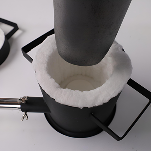 Four industriel à gaz haute température pour le traitement des métaux, grande capacité pour le traitement thermique des pièces métalliques et le recyclage des métaux ferreux - Product Image 5