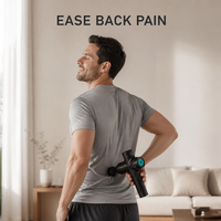 Pistolet de massage 60W, moteur sans balais, 3500 tr/min, 12 têtes interchangeables, 12 niveaux d'intensité, 2500 mAh, 6 heures d'autonomie, rechargeable