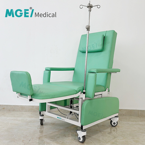Fauteuil de dialyse manuel avec design mobile inclinable pour la collecte de sang, la dialyse hématologique et les perfusions - Product Image 5