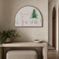 Nouveau cadre photo en alliage d'aluminium Art déco moderne de luxe pour Noël, décoration murale pour la maison