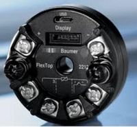 Transmetteur de température à montage sur tête Baumer FlexTop 2202, haute précision, convertisseur de signal programmable, RTD ODM IP64 24VDC