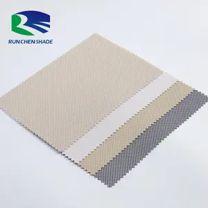 RunChen indoor rolo cego protetor solar tecido, tela solar tecidos, sol persianas