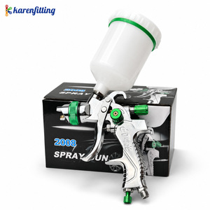 <span class=keywords><strong>Pistola</strong></span> pulverizadora HVLP ecológica con boquilla de 1.4/1.7/2.0mm, baja dispersión, alimentación por gravedad, herramienta para repintado de automóviles y recubrimiento de superficies - Product Image 4
