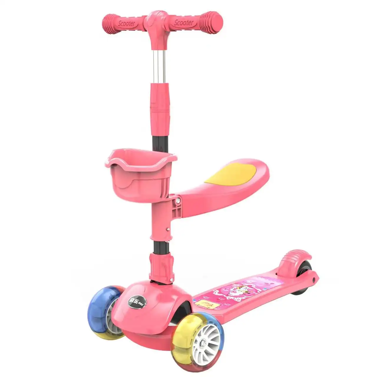 Hot selling 3 IN 1 scooter for kids three wheel baby child scooter in low price