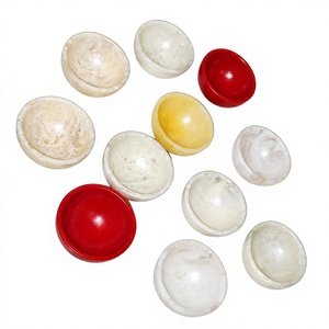 Bol à salade jetable écologique en résine, design de luxe fait main, compatible congélateur, pour service de fête, cuisine et décoration moderne de la maison - Product Image 1