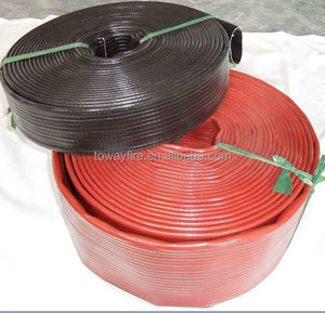 Rubber Duraline Fire Hose High Pressure Water Pipes Red Color Hose with <strong>Bauer</strong> Coupling for Irrigation &amp; Fire Fighting - Product Image 2