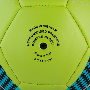 Bulk Wholesale Custom Logo Soccer Ball Size 5 Machine Stitched Green <b>Matte</b> PVC Football for Recreation Made in Vietnam Price - Product Image 3