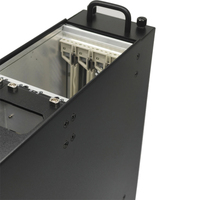 Boîtier d'amplificateur 2U, boîtier d'alimentation, châssis DAC, boîtier d'amplificateur numérique, montage en rack 19 pouces, dispositif industriel, boîtier en aluminium