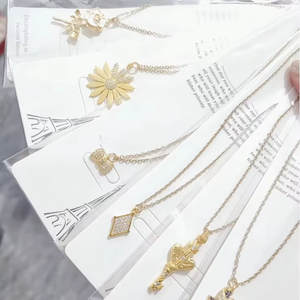 महिलाओं के लिए थोक टाइटेनियम स्टील नेकलेस स्टील चेन फैक्टरी प्रत्यक्ष सस्ते गहने - Product Image 1