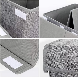 Patlayıcı Modeller Büyük Boy Ayarlanabilir Kolay Monte Edilen Ev Tipi Giysi Arka Araba Karton Saklama Kutusu >35L Ağır Hizmet Tipi Yeni - Product Image 5
