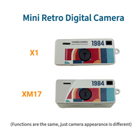Mini Cámara de Video Digital CCD Retro de Tamaño Pequeño con Pantalla de 0.96 Pulgadas, Cámara Digital Tipo Llavero 1080P con Linterna