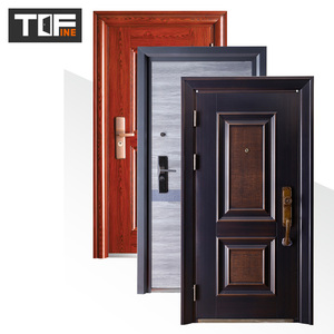 Porte d'entrée en alliage d'aluminium moulé à double ouverture antivol pour l'extérieur pour la cuisine <span class=keywords><strong>Centre</strong></span> <span class=keywords><strong>commercial</strong></span> Supermarché Villa Gates Rural - Product Image 5