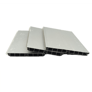 Nouveau panneau de plinthe en aluminium blanc anodisé innovant avec système intégré pour les murs en plaques de plâtre - Product Image 1