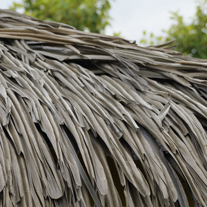 Café con temática de playa, cabina para exteriores, techo de paja de Palma artificial, <span class=keywords><strong>empresas</strong></span> de construcción, tejas lisas - Product Image 3