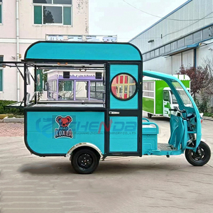 Simple Outdoor Food <b>Trailer</b> Ice Cream Van Kitchen Dining Car Food Vending Cart Mobile Juice Mobile Food Truck - Product Image 6