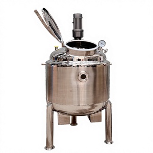 Cuve de Réaction Industrielle Automatique en Acier Inoxydable de Qualité Alimentaire, Contrôlée par PLC, pour Mélange et Réaction, 300L, pour l'Industrie Alimentaire et Cosmétique - Product Image 1
