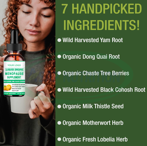 Ausreson ผลิตภัณฑ์สำหรับผู้หญิงสำหรับผู้หญิงยาหยอดสมุนไพรโปรไบโอติกสำหรับวัยหมดประจำเดือนฉลากส่วนตัว - Product Image 3