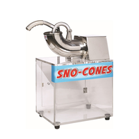 Machine à glace pilée commerciale 65 kg/h, 220 V, broyeur à glace électrique pour cônes de neige, machine à glace pilée