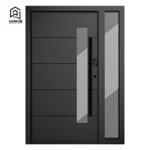 การออกแบบตกแต่งภายในแบบเสมือนจริงสำหรับทางเข้าทำจากอลูมิเนียมอัลลอยด์ประตูอะลูมิเนียมร่วมสมัย - Product Image 5