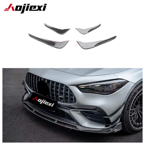 Ailerons avant en fibre de carbone de style AE de haute qualité pour <span class=keywords><strong>Mercedes</strong></span> Benz W236 CLE <span class=keywords><strong>53</strong></span> <span class=keywords><strong>AMG</strong></span> 2024+ Splitter d'aération avant en carbone - Product Image 1