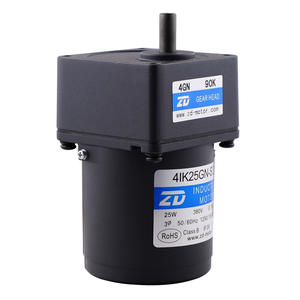 Motorreductor de CA ZD 4IK25GN-90K de 25W con engranajes helicoidales, reductor de 80mm, monofásico, 220V, motor de inducción - Product Image 2