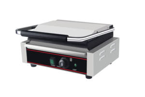 2200W électrique sans fumée en acier inoxydable 201 antiadhésif <span class=keywords><strong>Panin</strong></span> Contact Grill Commercial Sandwich Maker pour la cuisine - Product Image 5