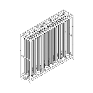 Biorreactor de Membrana Tipo Columna In Situ, Filtro de 1800 mm, Subconjunto de Biorreactor de Membrana Tipo Paquete de PVDF para Agua Reciclada - Product Image 1