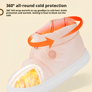 <span class=keywords><strong>Chaussons</strong></span> d'intérieur et d'extérieur chauffants sans fil-Bottes chauffantes imperméables avec arrêt automatique et chauffage réglable (113 ℉-149 ℉) Semelle Eva - Product Image 6