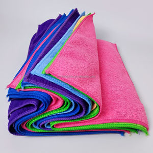 Logotipo de impresión personalizado cocina microfibra ventana gafas paño de limpieza trapo paño de limpieza de microfibra toalla Toalla de lavado de coches - Product Image 2