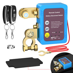신형 다이어 절전형 240A 12V 리모컨 자동차 배터리 차단 스위치 릴레이 포함 자기 잠금식 - Product Image 1