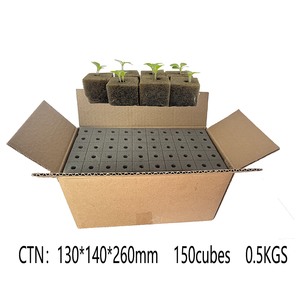 Piccoli cubetti idroponici di schiuma fenolica in serra 90-98% spazio dei pori <span class=keywords><strong>per</strong></span> la coltivazione di semi di lattuga vegetale <span class=keywords><strong>per</strong></span> la semina in fase intermedia - Product Image 2