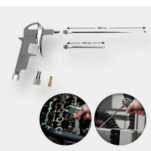 Brilliant <b>Tools</b> <b>Pneumatic</b> blow out pistol including 3 replaceable nozzles - Product Image 4