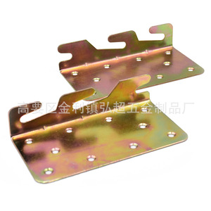 Furniture Hinge <b>Bracket</b> 34x82x150mm Galvanized Iron Antirust Surface Mount Minimalist Design Home Use - Product Image 4