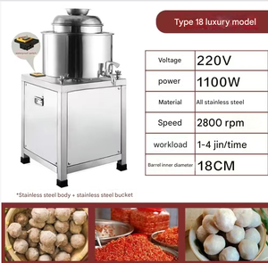 Machine automatique commerciale de batteur de pâte de boeuf de nourriture de restaurant de fabricant de boulettes de viande d'acier inoxydable - Product Image 4