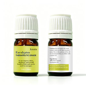 Olio Essenziale di Eucalipto per Aromaterapia, Supporto Respiratorio, Antivirale, Purificante, Cura dei Capelli, Massaggio, Etichetta Privata OEM ODM 5ml - Product Image 1