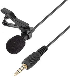 Grado Profesional mini lavalier micrófono de solapa omnidireccional micrófono para teléfono <span class=keywords><strong>celular</strong></span> - Product Image 1