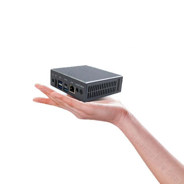 Window 10 I7 Mini Pc All in One Gigabit Ethernet RJ45 WiFi In-tel Cele-ron N5095 Window 11 Palm Portable Industrial Box Mini
