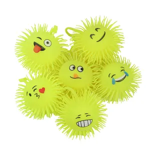 Kehui brinquedos de fábrica, saída de fábrica, exercitador de mão, bolas macias, pode aliviar o estresse, 50g, qq smiley, bola puffer para crianças