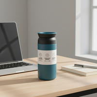 Termo Irrompible de 350ml/500ml para Agua Fría y Caliente, Vaso Personalizado con Logotipo, Tazas Japonesas Aisladas al Vacío, Termo Kinto