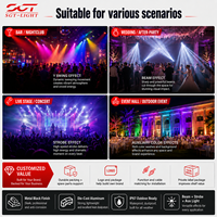 10x60W LED Dotline Moving Head Stage Wash DMX IP67 Étanche Rattlesnake Strip Lights Beam Wash Pixel Light RGBW 2800-8500K