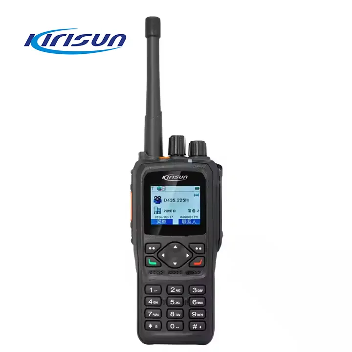 DMR kirisun DP990 radio portatile professionale a lungo raggio radio con AES256 e display walkie talkie