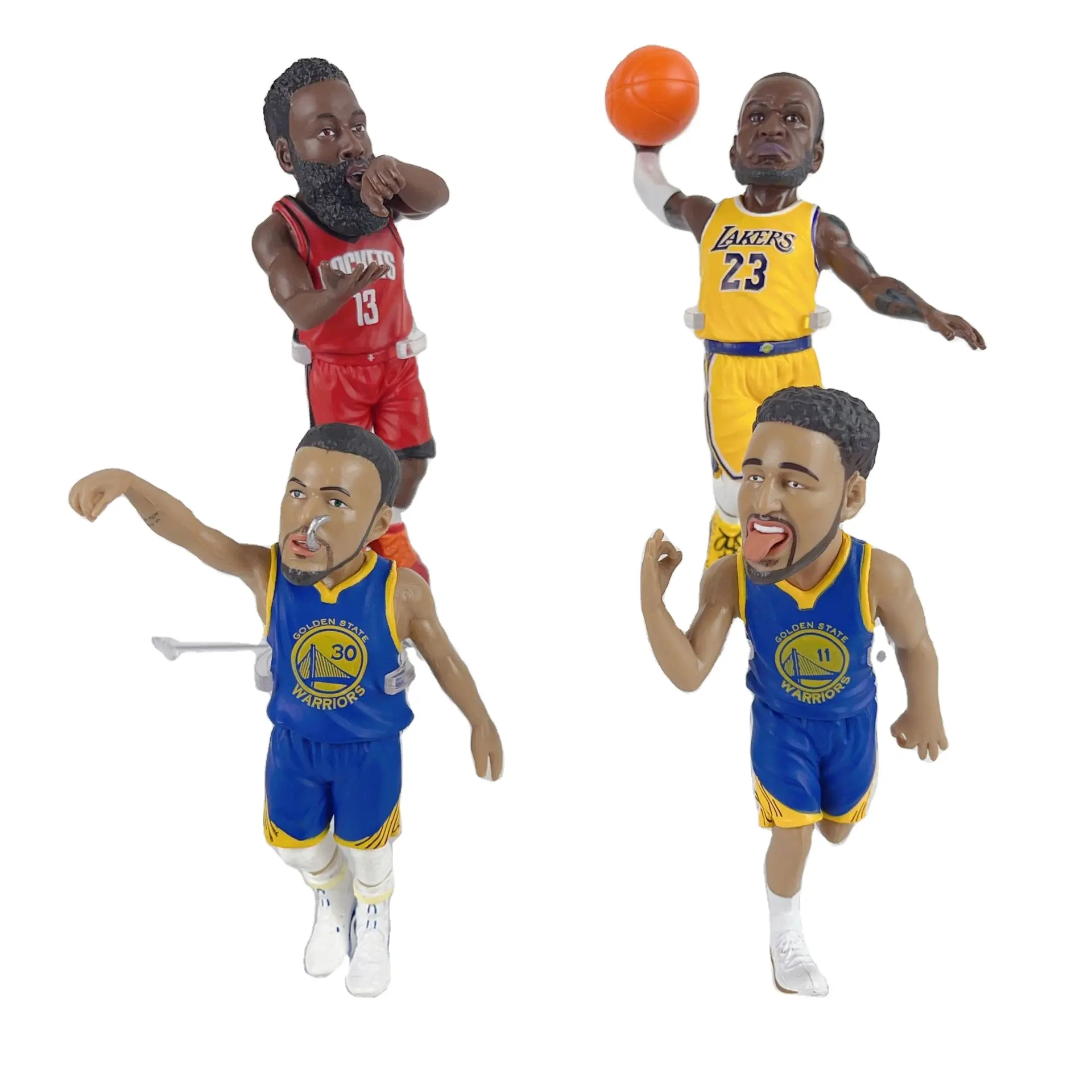 Bj Hot Bán NBA Bóng Rổ Ngôi Sao Cầu Thủ Bức Tượng James Cà Ri Cứng PVC Thủ Công Mỹ Nghệ Bán Buôn Mô Hình Bức Tượng Đồ Trang Trí Búp Bê Cậu Bé Quà Tặng