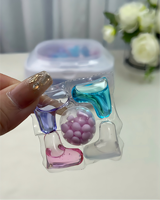 60pcs ramah kulit 5 IN1 cepat larut Gel deterjen Pods lembut pakaian sekali pakai untuk noda kuat grosir
