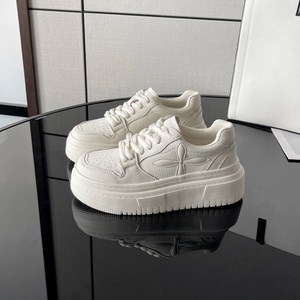 Zapatillas Deportivas Casuales para Mujer, Cómodas, Transpirables, Blancas, Planas, para Fitness, Caminatas, con Aumento de Altura, para Invierno, de Plástico - Product Image 6