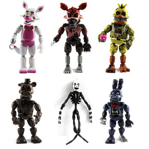 ฟิกเกอร์ Five Nights at <span class=keywords><strong>Freddy</strong></span>'s รุ่นที่ <span class=keywords><strong>6</strong></span> ชุด <span class=keywords><strong>6</strong></span> ตัว ของเล่นสะสม ของขวัญ ตกแต่งงานปาร์ตี้ - Product Image 6